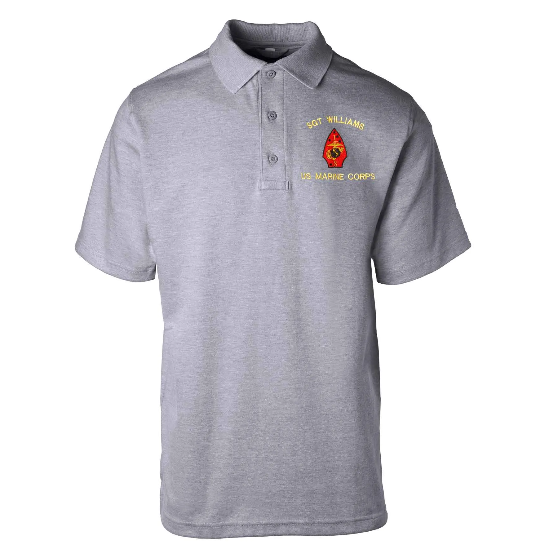 1st Battalion 8th Marines Embroidered Tru-Spec Golf Shirt