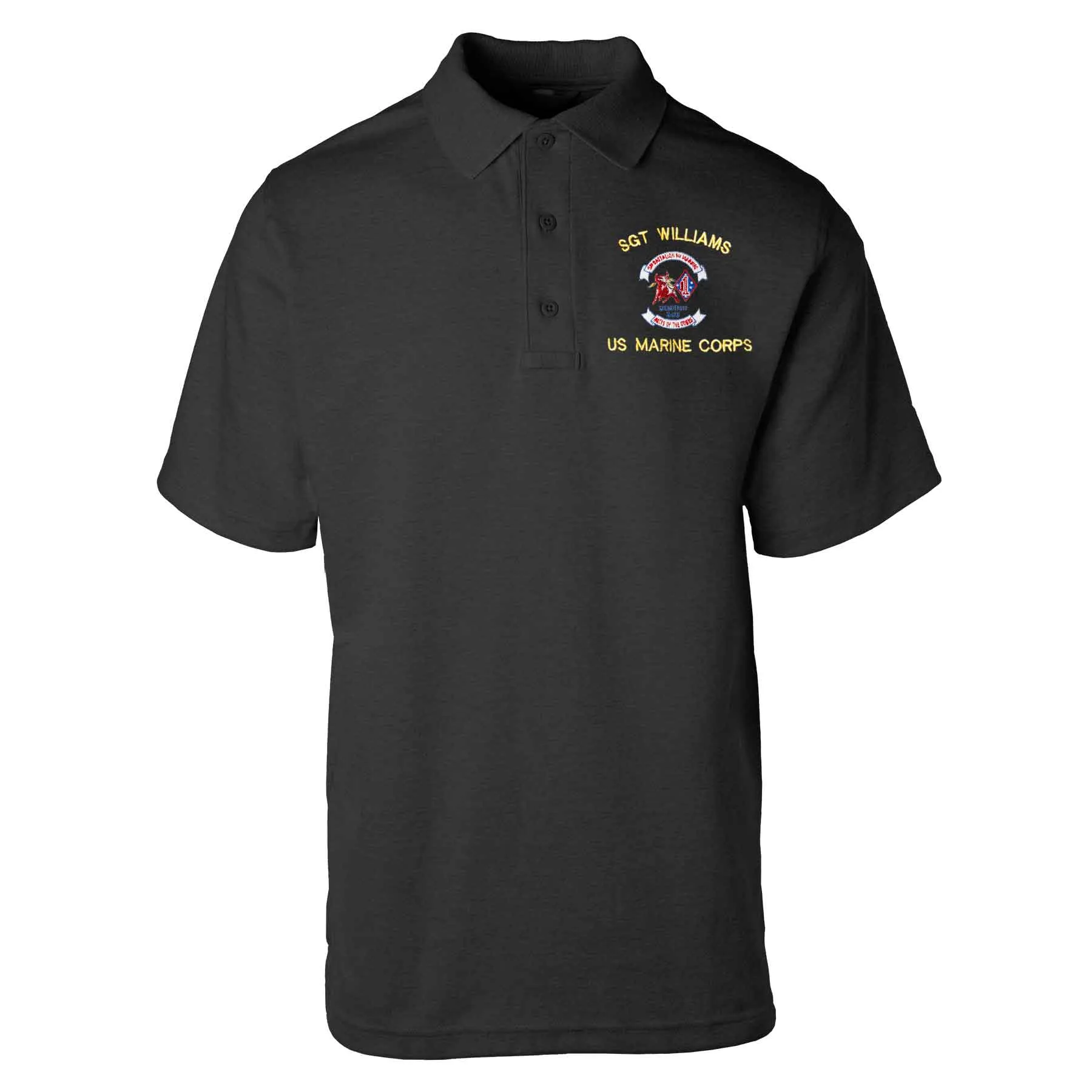 3rd Battalion 1st Marines Embroidered Tru-Spec Golf Shirt