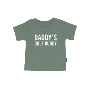 97 Design Co. - Daddy's Golf Buddy - Olive Kids Tee, Father's Day Shirt: 18-24M