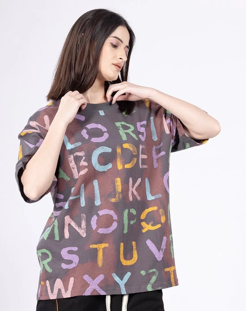 ABCD Multi Colour T-Shirt [ Unisex ]