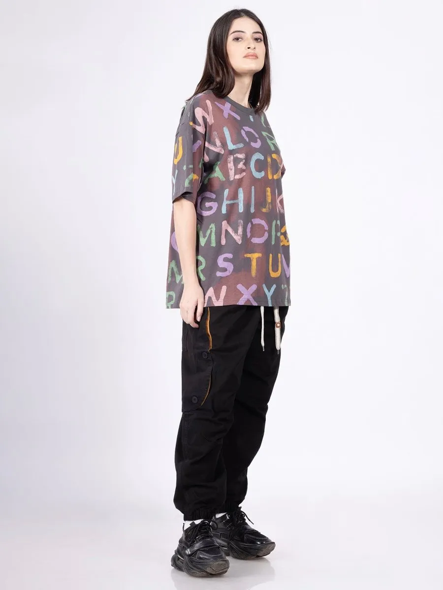 ABCD Multi Colour T-Shirt [ Unisex ]