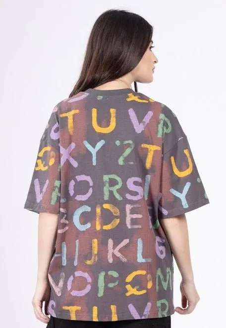 ABCD Multi Colour T-Shirt [ Unisex ]