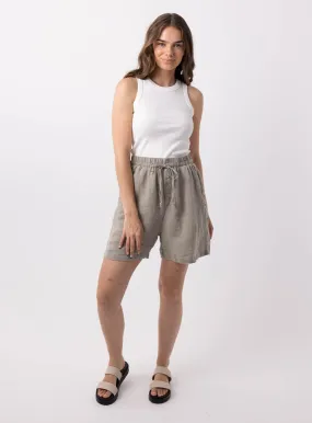 Adeline Linen Short-SAGE