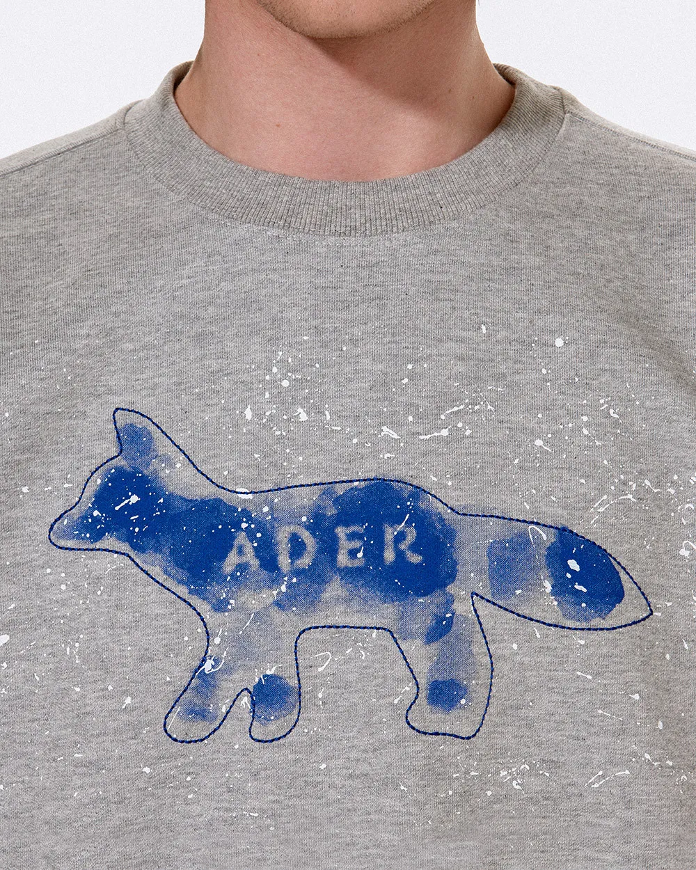 ADERERROR  |Unisex Street Style Long Sleeves Plain Logo Sweatshirts