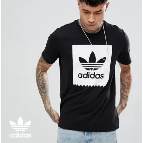 adidas  |Crew Neck Unisex Cotton Short Sleeves Logo T-Shirt