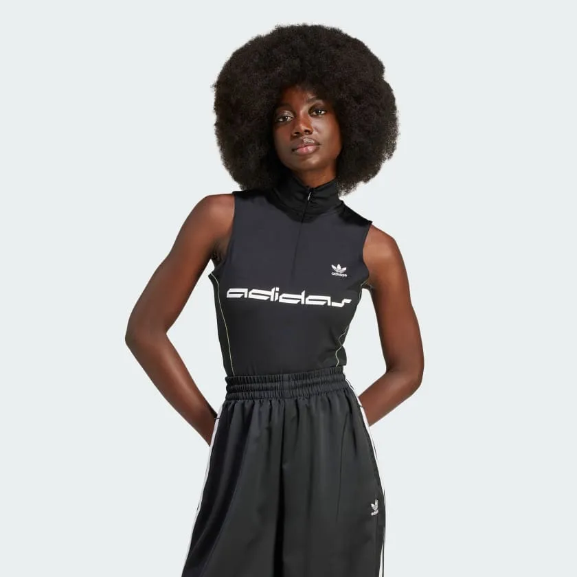 Adidas Women's Lifestyle Sleeveless Bodysuit - Black