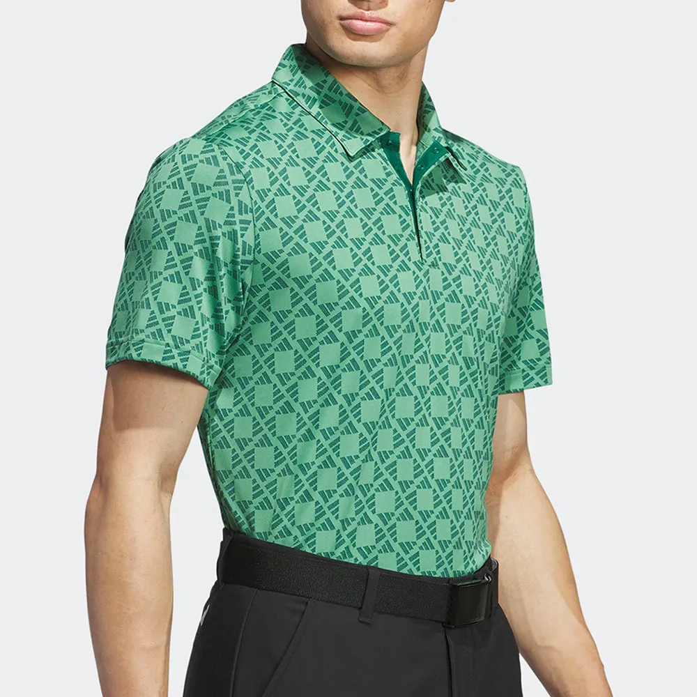 adidas Golf Shirt - TOUR Heat.RDY Jacquard Polo - Col. Green AW24