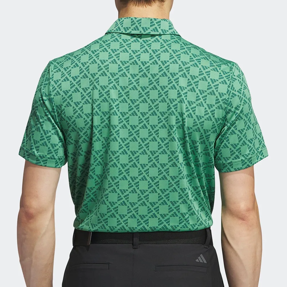 adidas Golf Shirt - TOUR Heat.RDY Jacquard Polo - Col. Green AW24