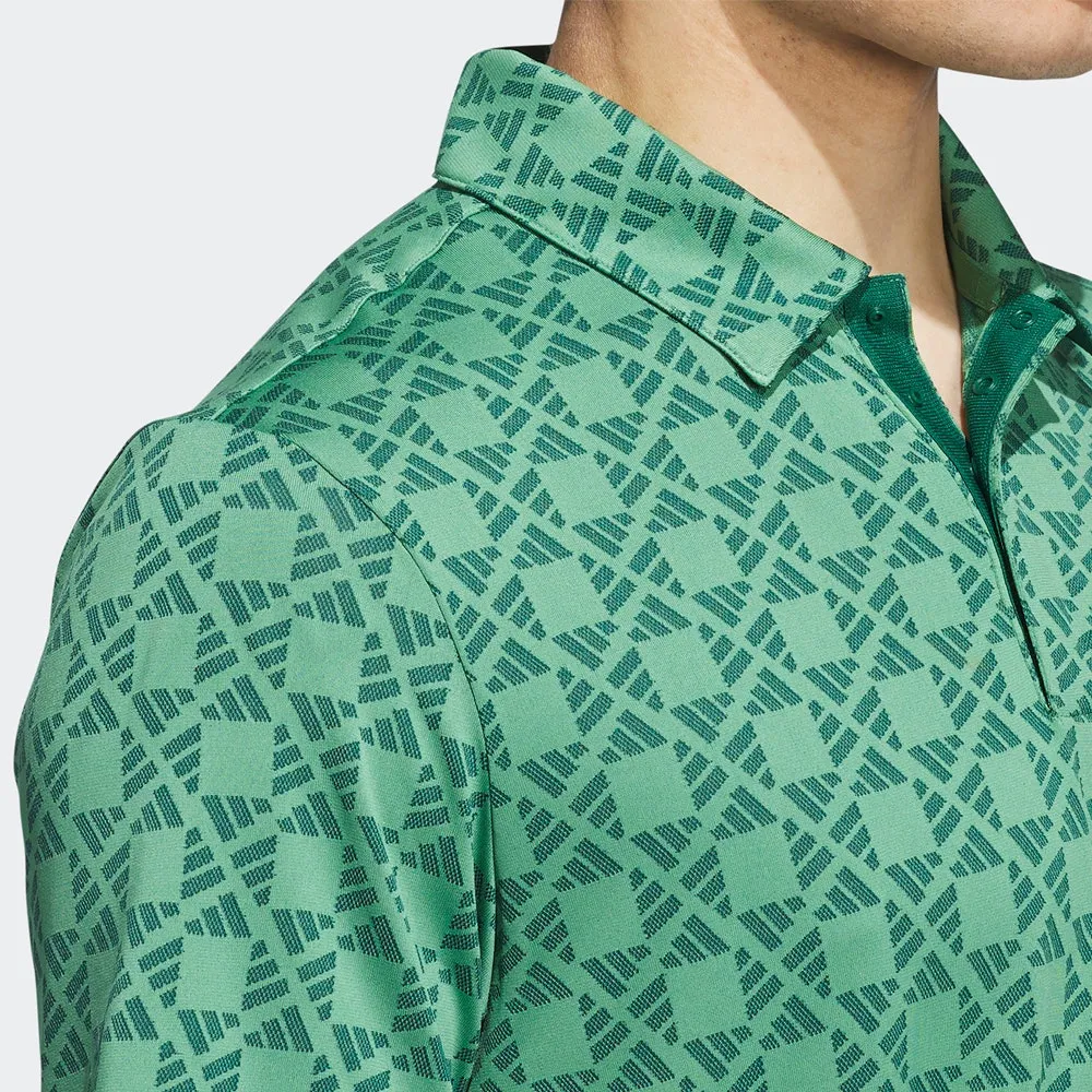 adidas Golf Shirt - TOUR Heat.RDY Jacquard Polo - Col. Green AW24