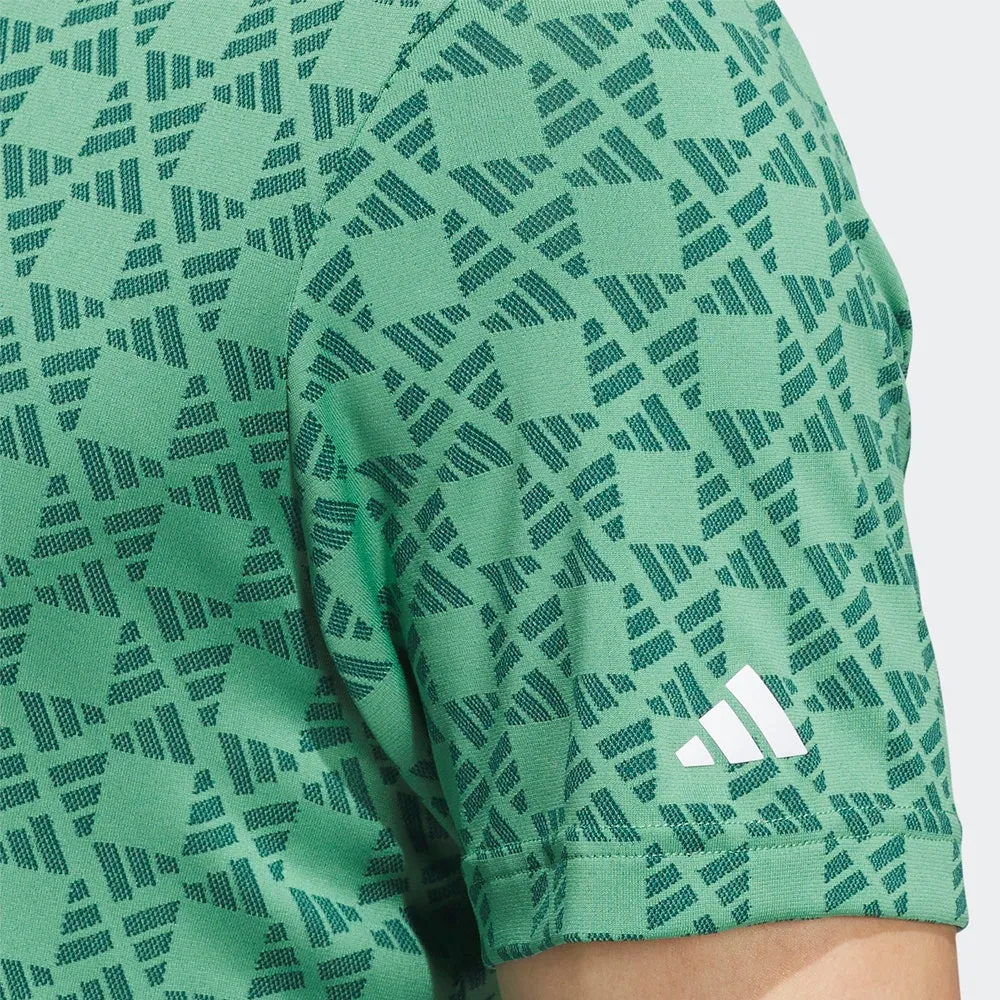 adidas Golf Shirt - TOUR Heat.RDY Jacquard Polo - Col. Green AW24