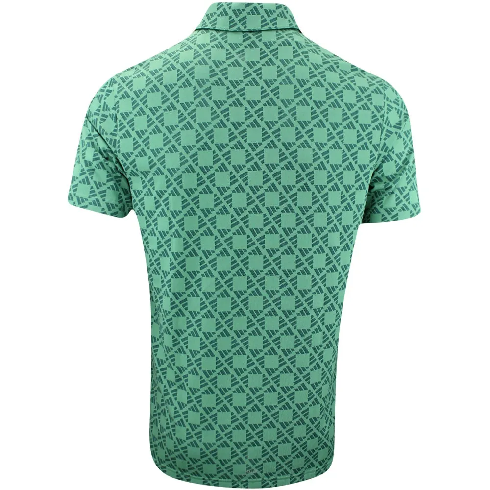 adidas Golf Shirt - TOUR Heat.RDY Jacquard Polo - Col. Green AW24