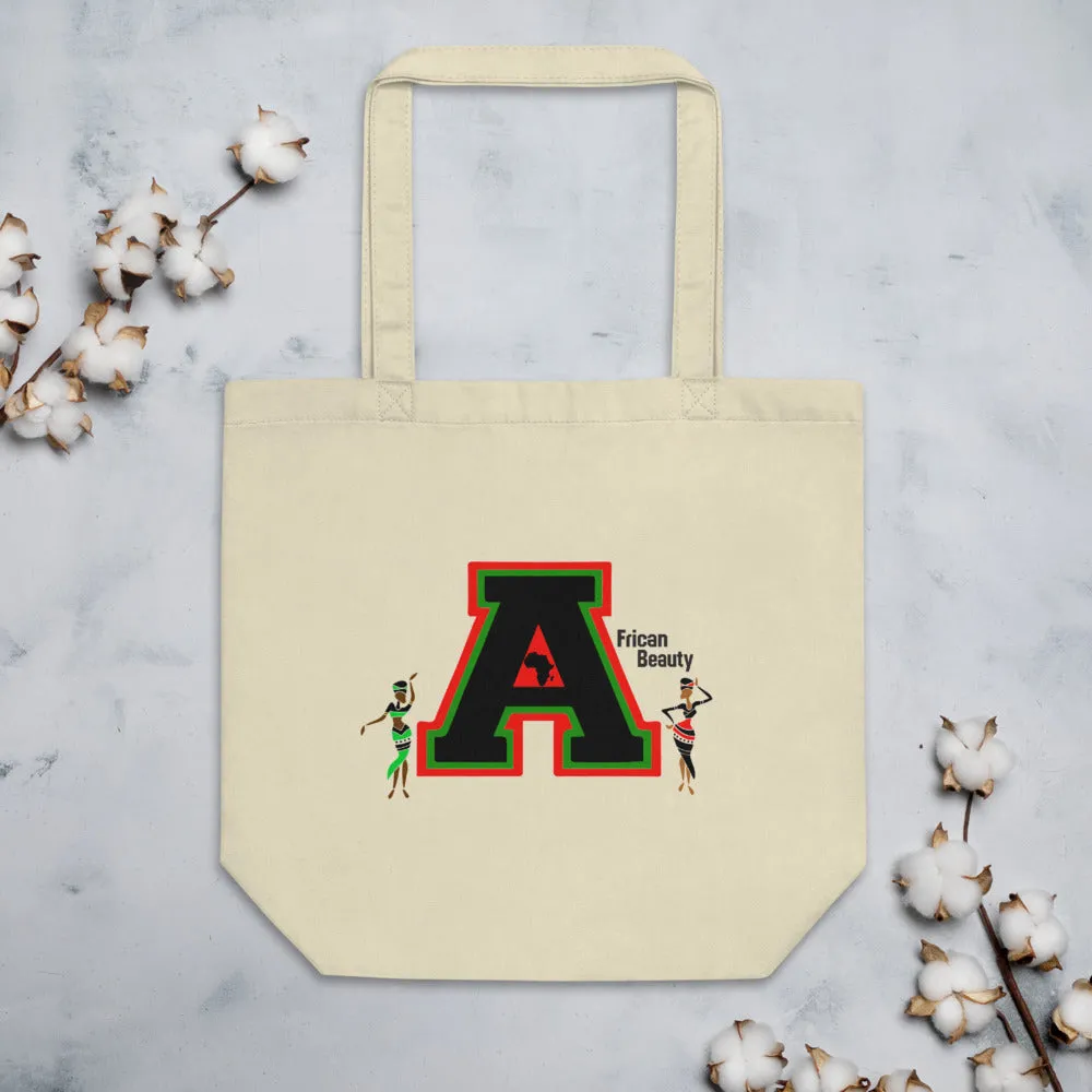 African Beauty Collegiate Eco Tote Bag