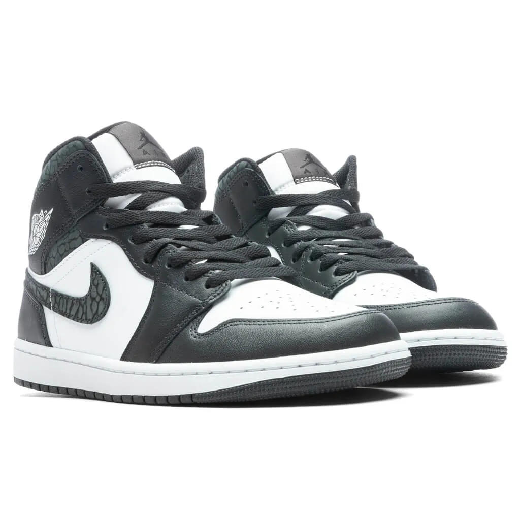 Air Jordan 1 Mid SE - Off Noir/Black/White