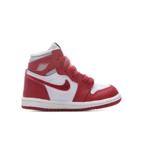 Air Jordan 1 Retro High OG (TD) - Light Iron Ore/Varsity Red/Sail