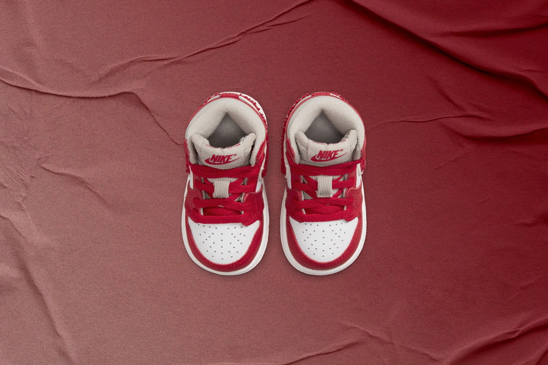 Air Jordan 1 Retro High OG (TD) - Light Iron Ore/Varsity Red/Sail