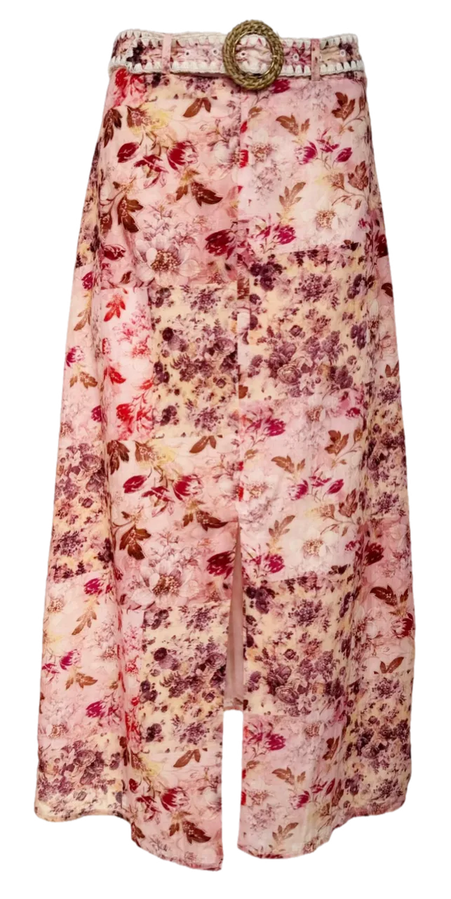 Anna Cate Portia Skirt, Pink Ditsy