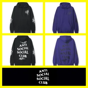 ANTI SOCIAL SOCIAL CLUB  |Pullovers Unisex Street Style Long Sleeves Cotton Oversized