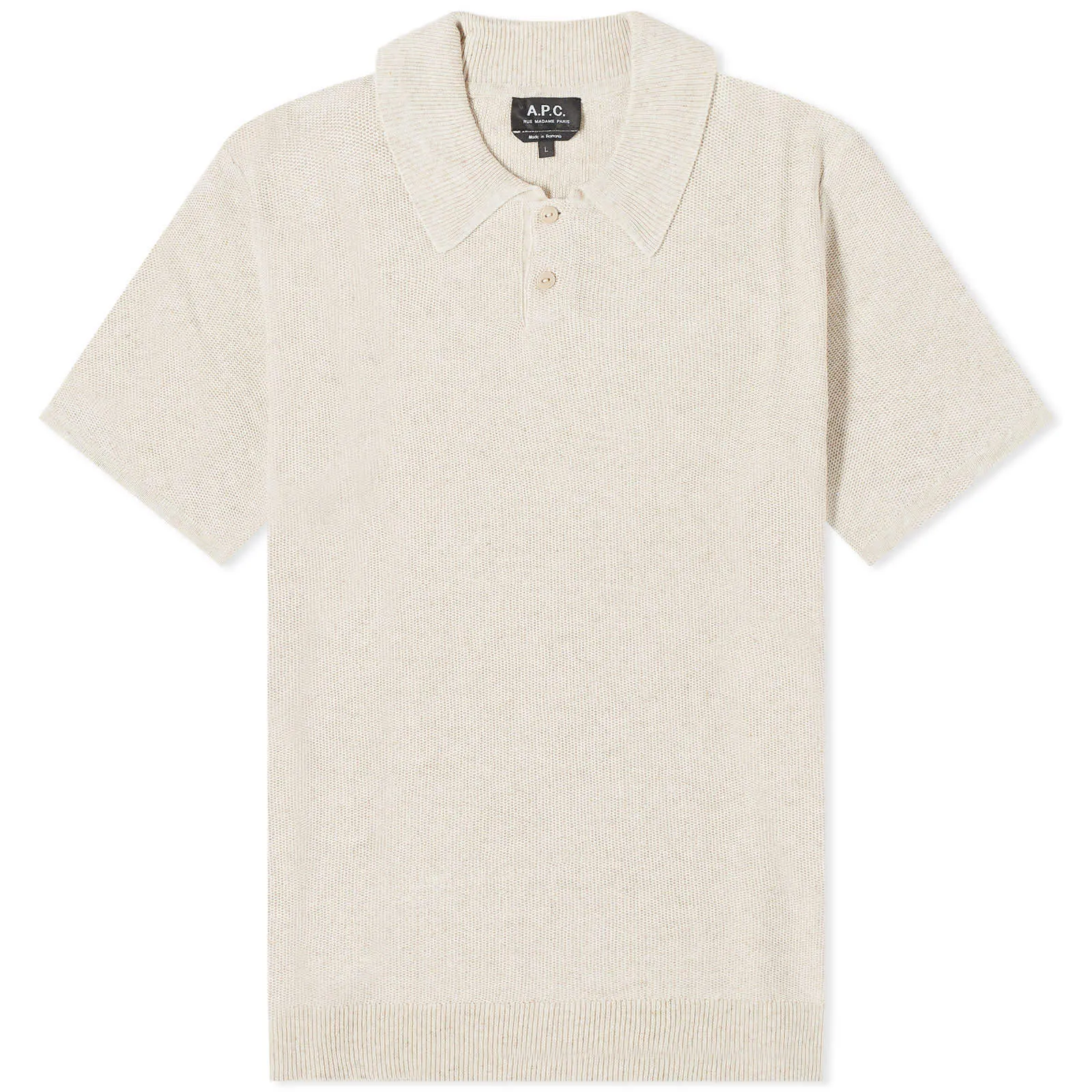 A.P.C.  |Unisex Linen Blended Fabrics Street Style Short Sleeves