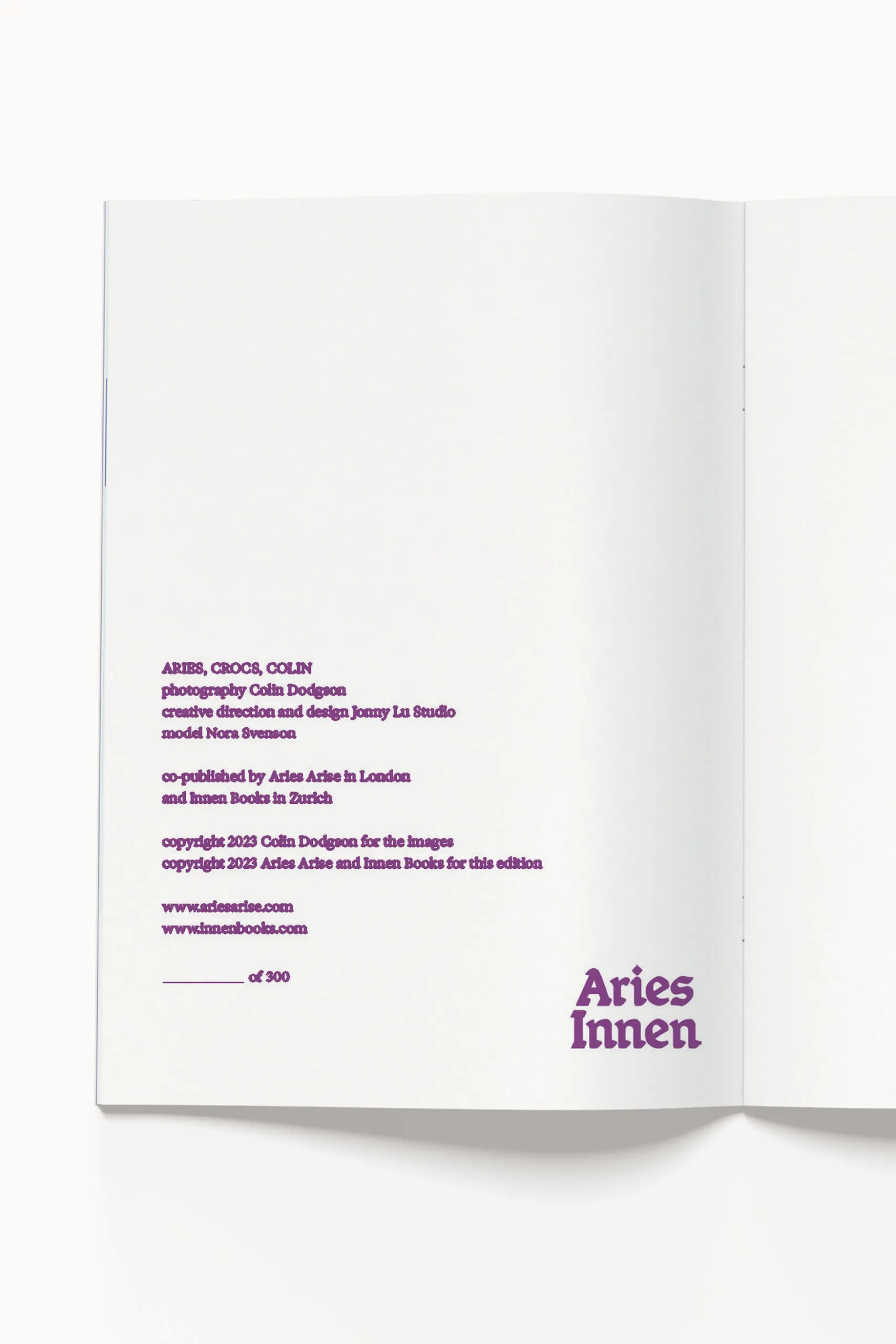 Aries Crocs Zine By Colin Dodgson And Jonny Lu