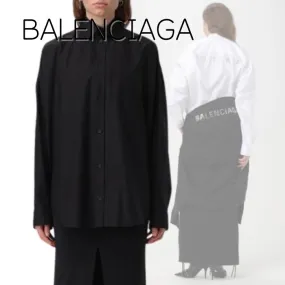 BALENCIAGA  |Casual Style Unisex Dolman Sleeves Street Style Long Sleeves