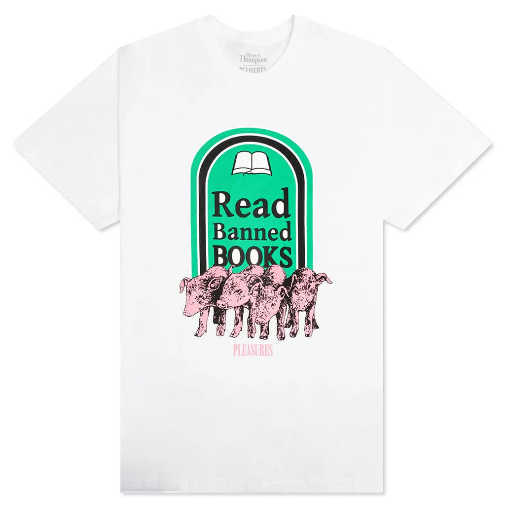 Banned Books T-Shirt - White