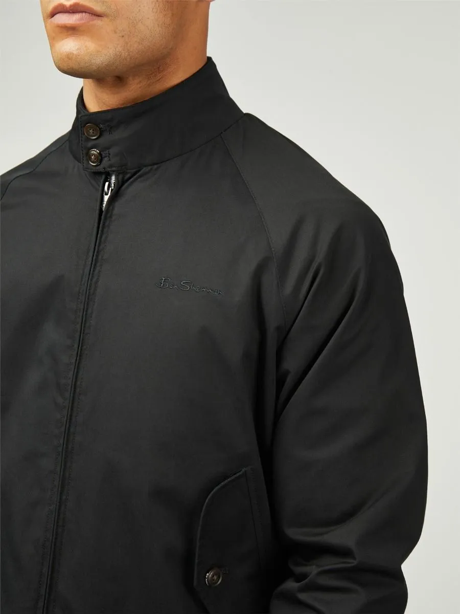 Ben Sherman Signature Casuals Harrington Jacket Black