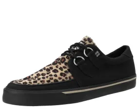 Black & Leopard Vegan Sneaker from TUK