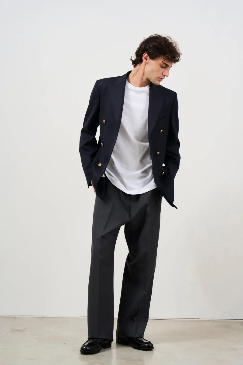 Blazer doppiopetto uomo blu notte