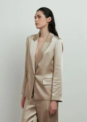 Blazer in satin