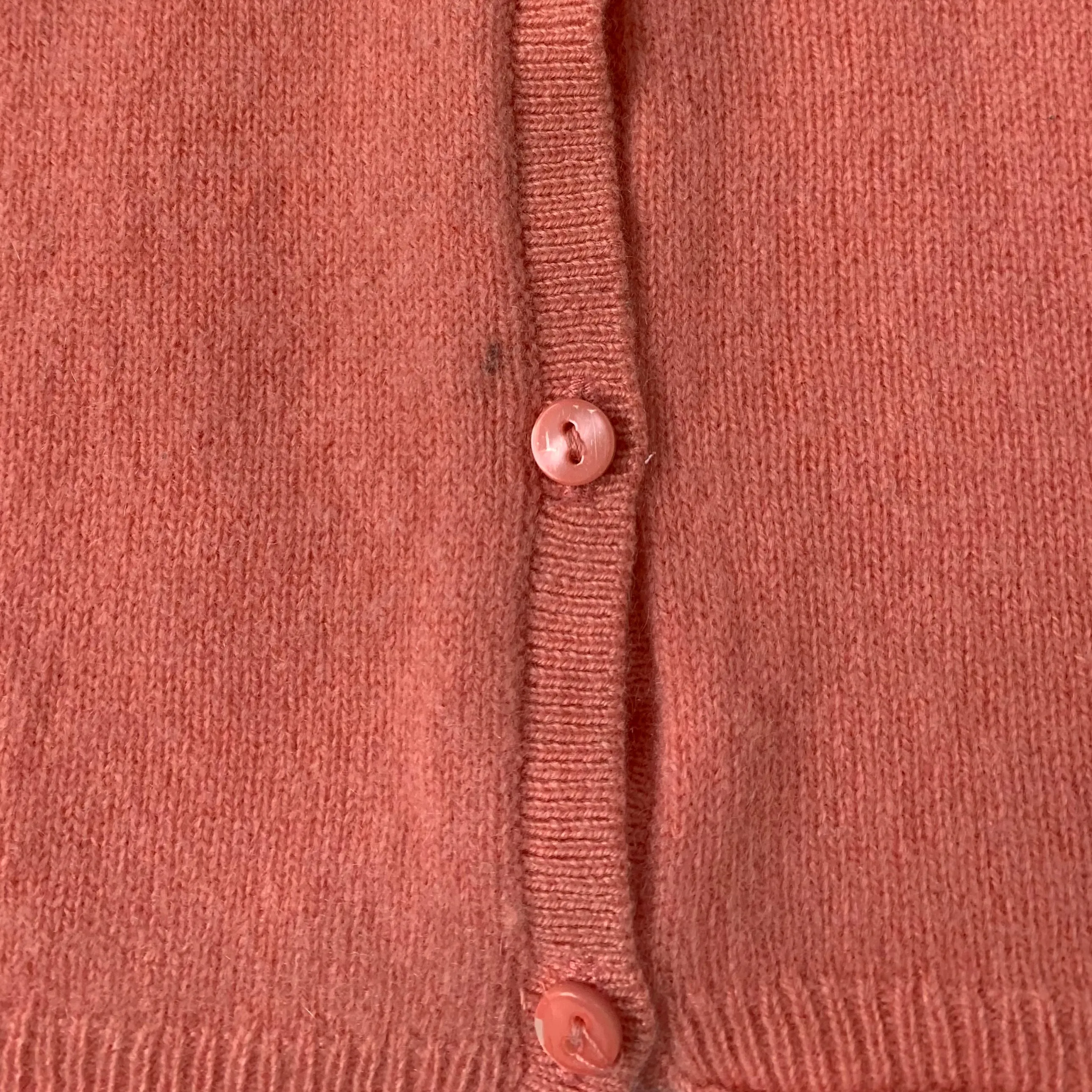 Bonpoint Candy Pink Cashmere Cardigan: 12 Months