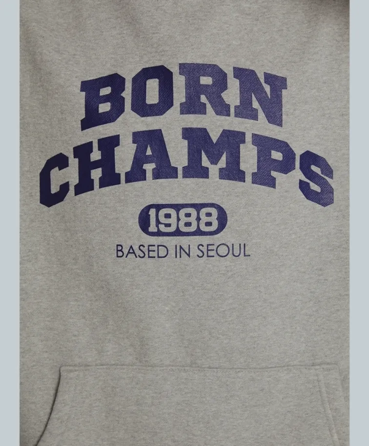 Born Champs  |Pullovers Unisex Street Style Long Sleeves Plain Cotton