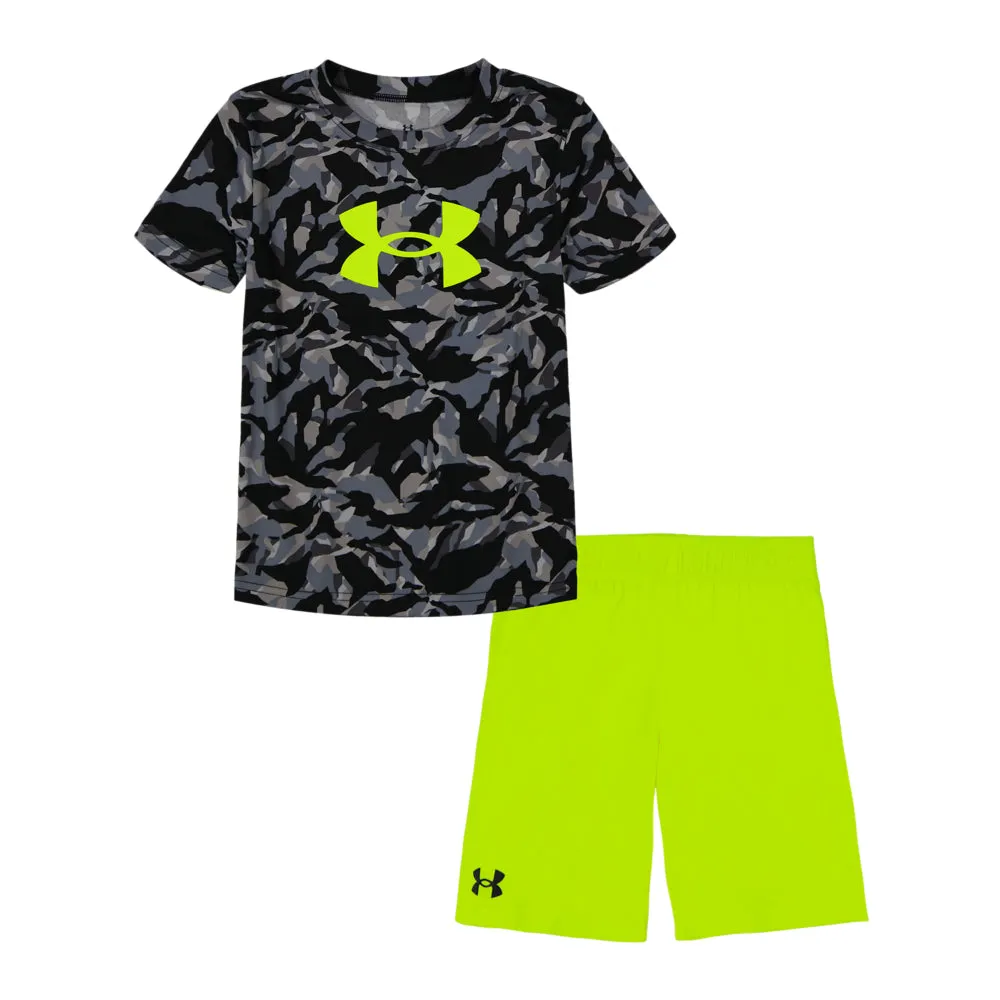 Boys' Under Armour Infant Printed T-Shirt & Short Set