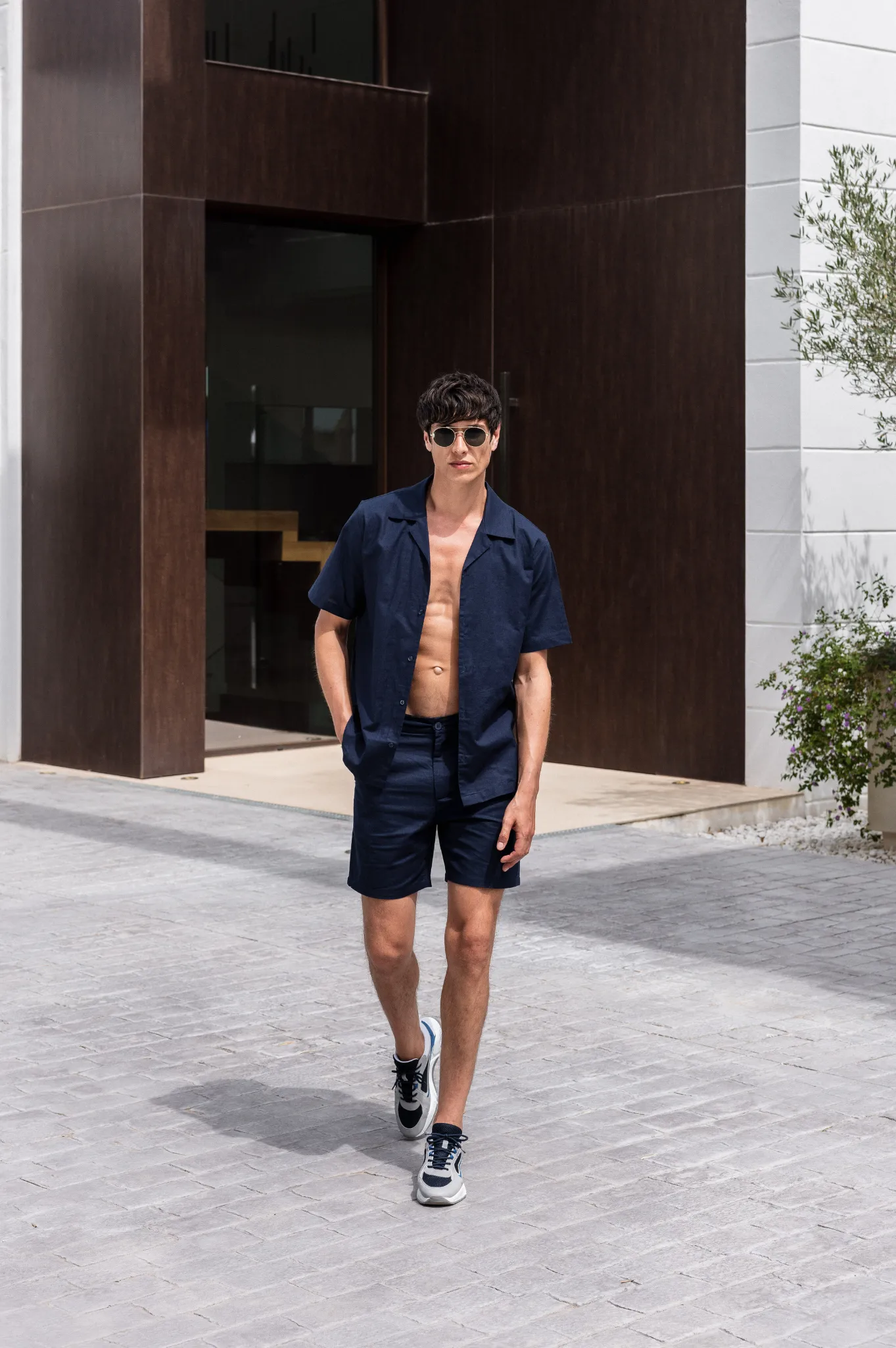 Capo LINEN Short - Navy