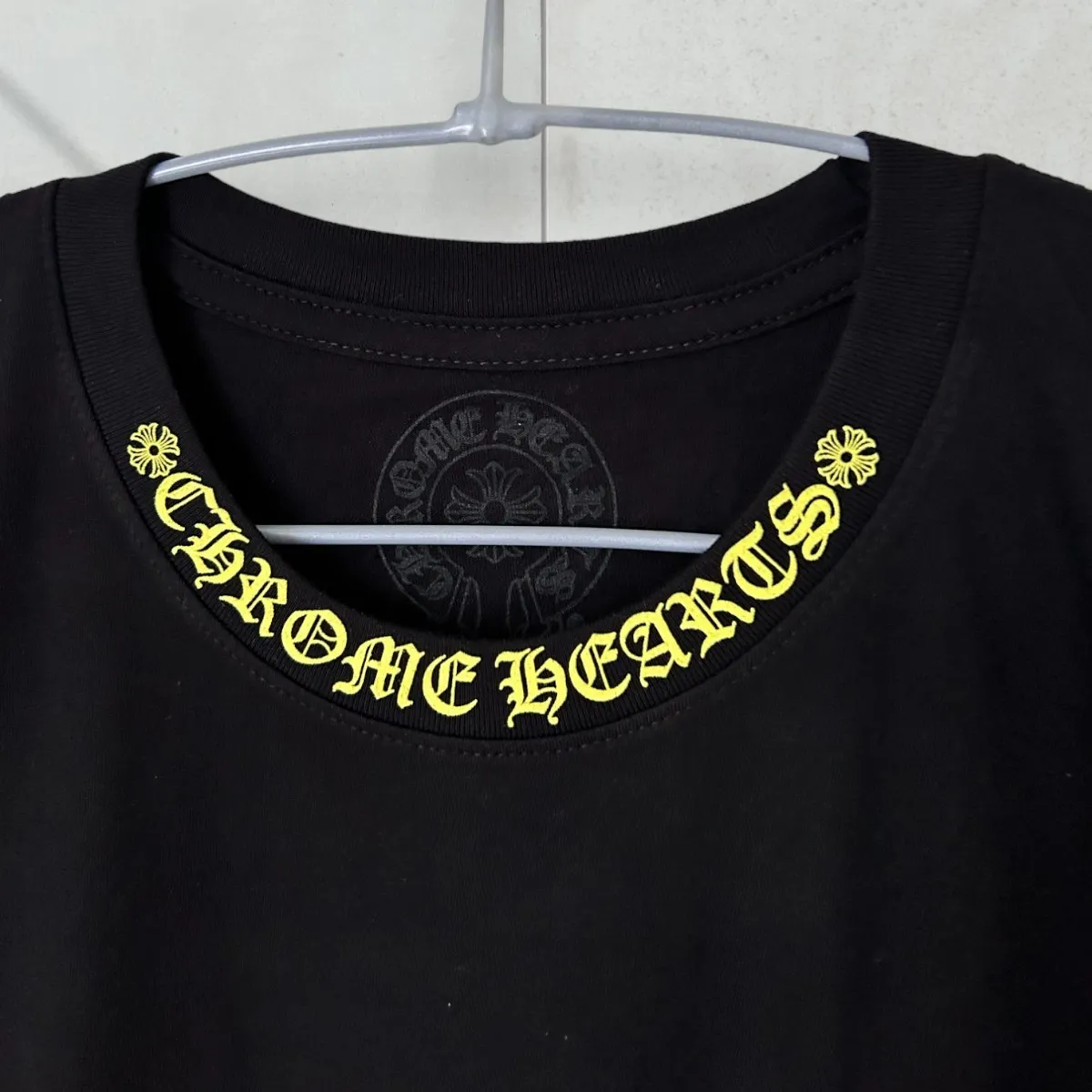 CHROME HEARTS  |Crew Neck Unisex Plain Cotton Short Sleeves