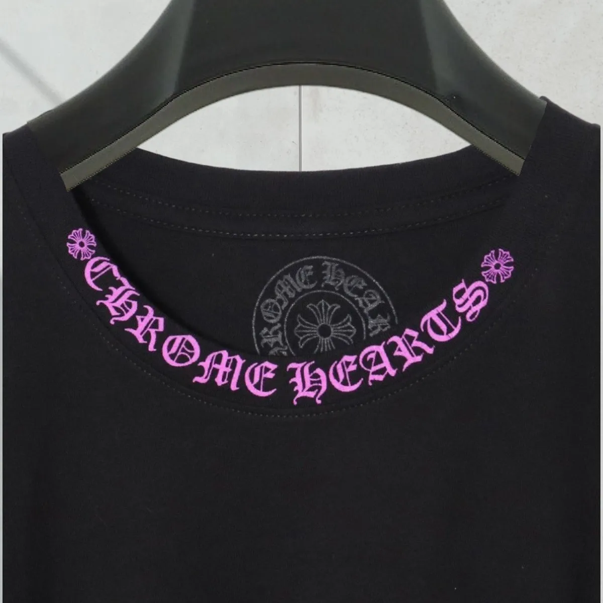 CHROME HEARTS  |Crew Neck Unisex Plain Cotton Short Sleeves