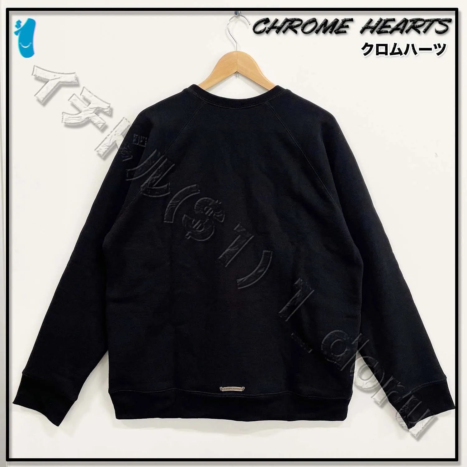 CHROME HEARTS  |Unisex Street Style Long Sleeves Cotton Logo Sweatshirts