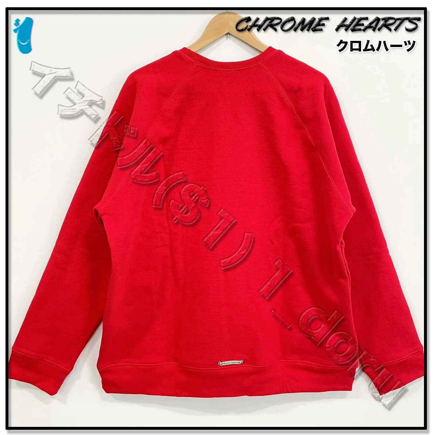 CHROME HEARTS  |Unisex Street Style Long Sleeves Cotton Logo Sweatshirts