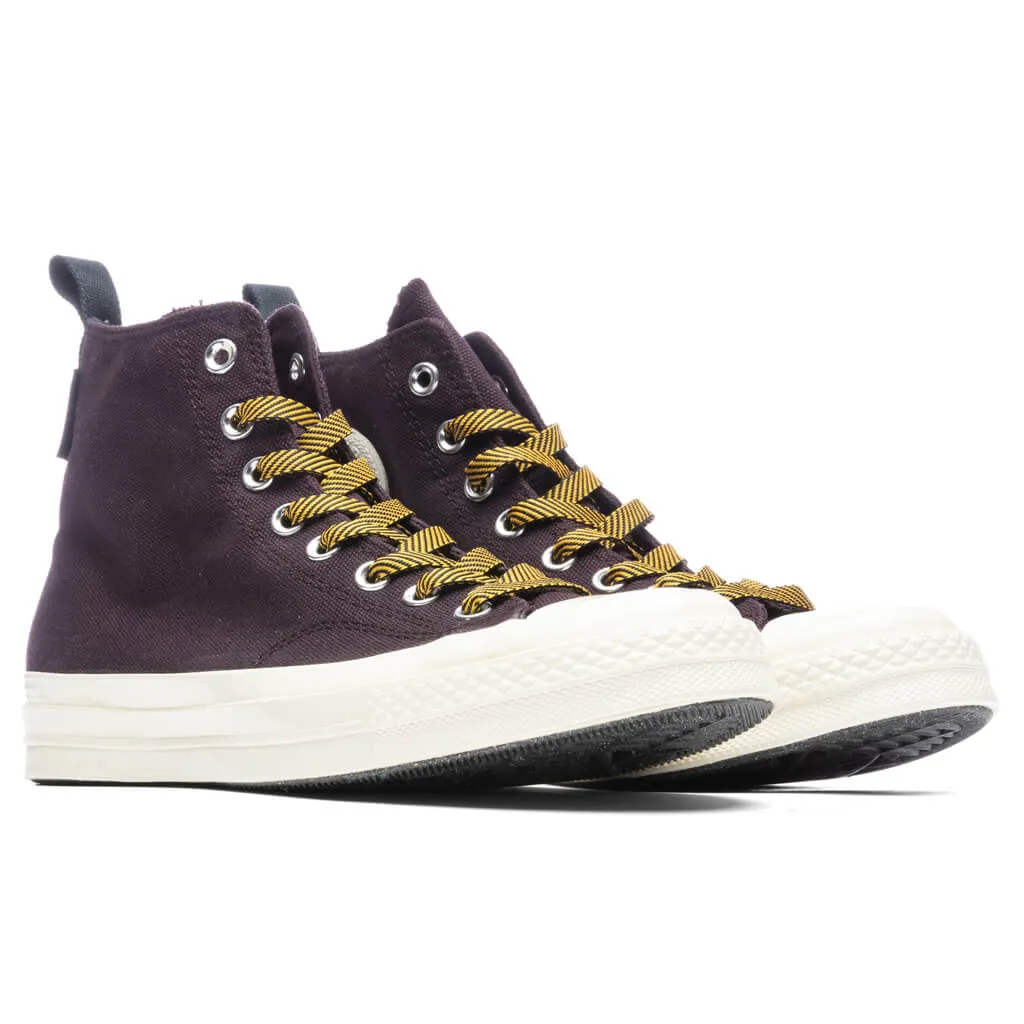 Chuck 70 Gore-Tex Counter Climate - Black Cherry/Yellow/Egret