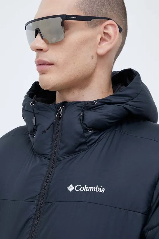 Columbia jacket Puffect Hooded Jacket men's black color 2008413