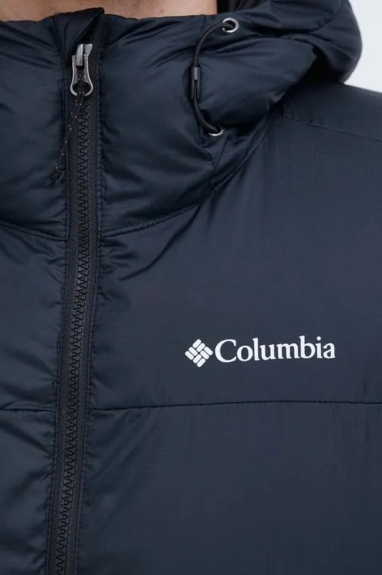 Columbia jacket Puffect Hooded Jacket men's black color 2008413