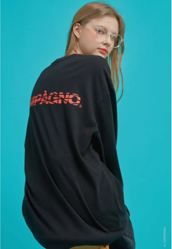 COMPAGNO  |Unisex Street Style Long Sleeves Long Sleeve T-shirt