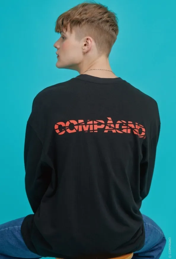 COMPAGNO  |Unisex Street Style Long Sleeves Long Sleeve T-shirt