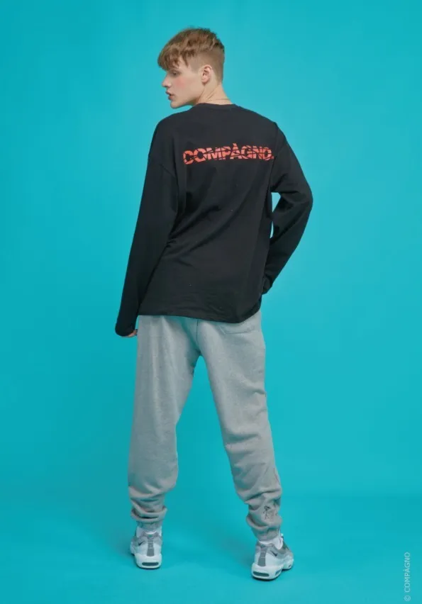 COMPAGNO  |Unisex Street Style Long Sleeves Long Sleeve T-shirt