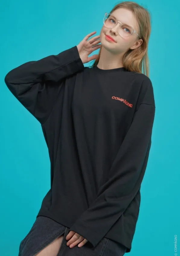 COMPAGNO  |Unisex Street Style Long Sleeves Long Sleeve T-shirt