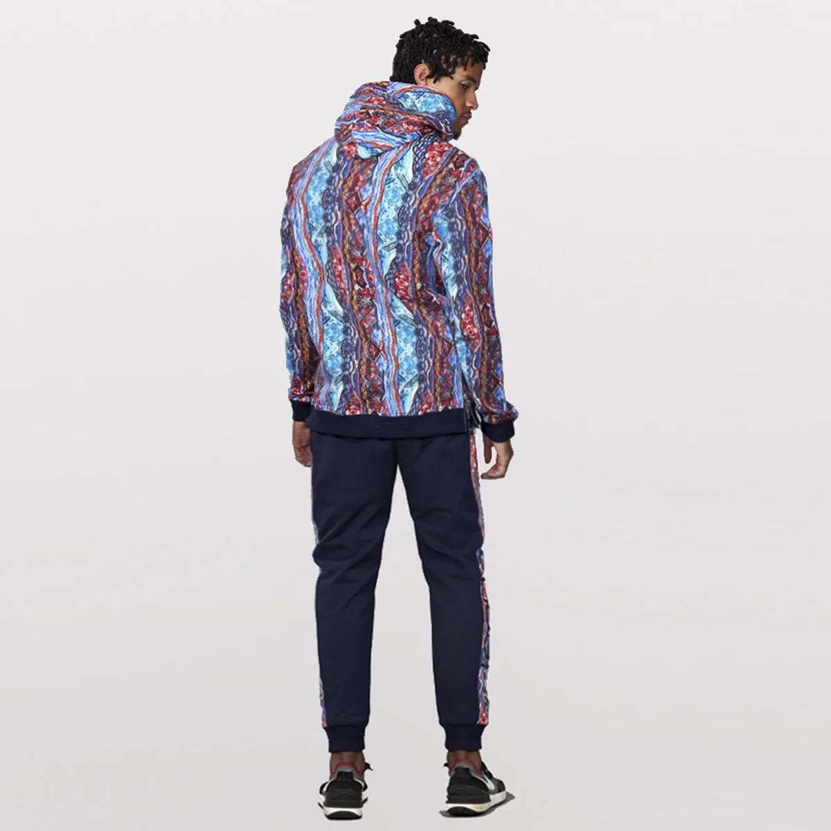 COOGI Blue-Red Fleece Jogger