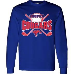 Cooper Cougars - Golf Long Sleeve T-Shirt