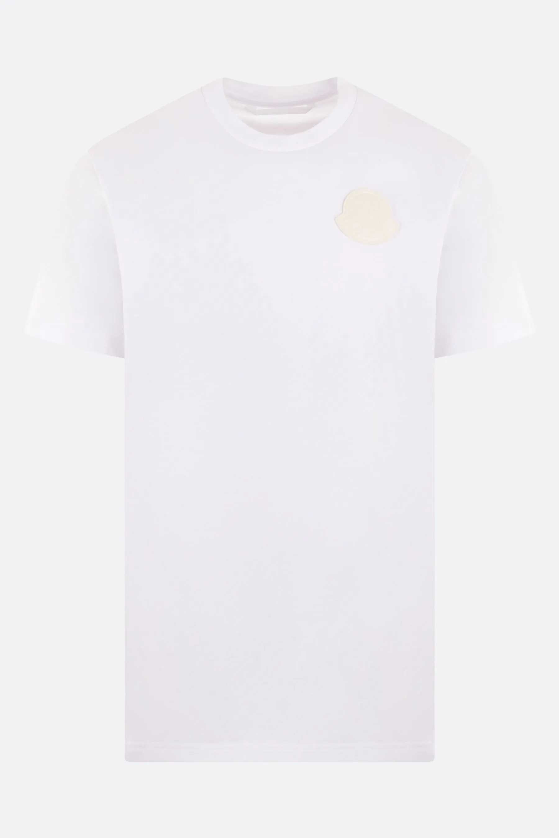 cotton t-shirt with logo patch