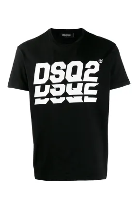 Dsquared2 Layered Logo Tee Black