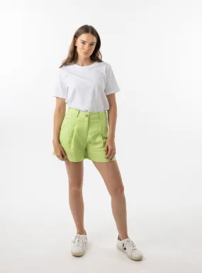 Eva Linen Short-LIME