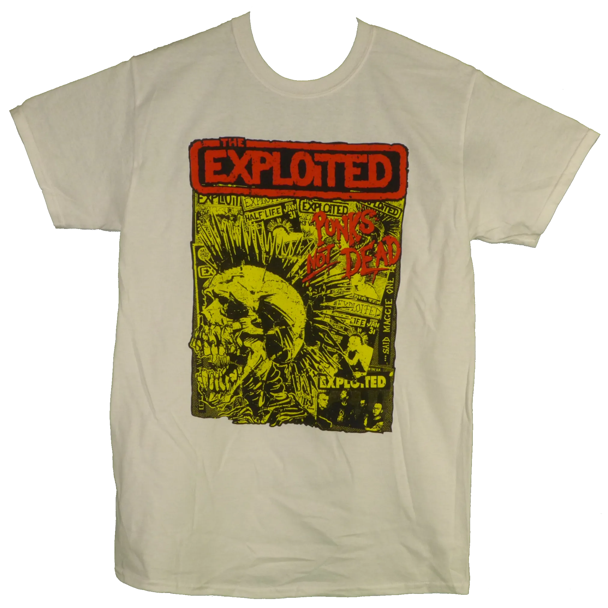 Exploited Punks Not Dead White